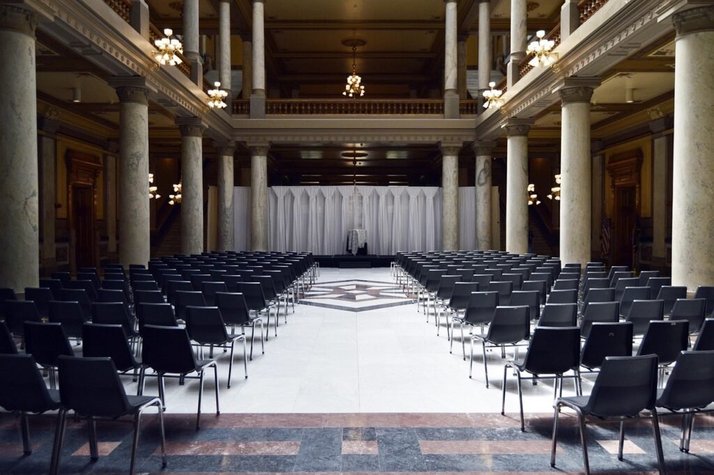 International conference venue in Berlin with professional staging